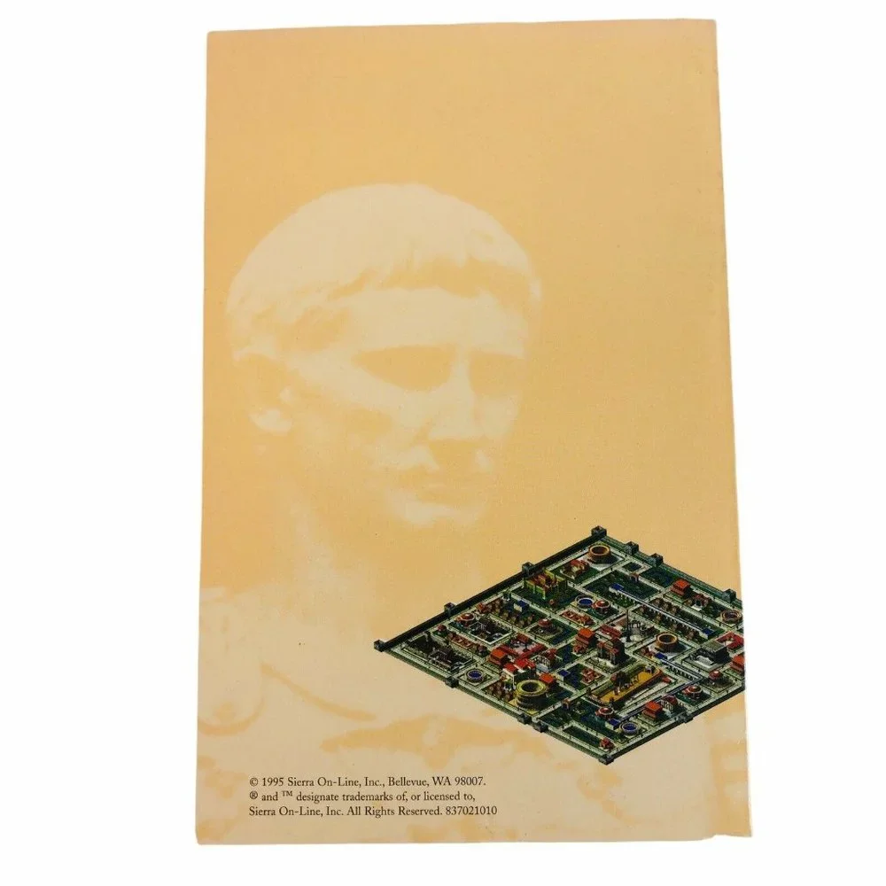 Caesar II Game Manual For Sierra RPG Strategy Reference Softcover‎ Vintage